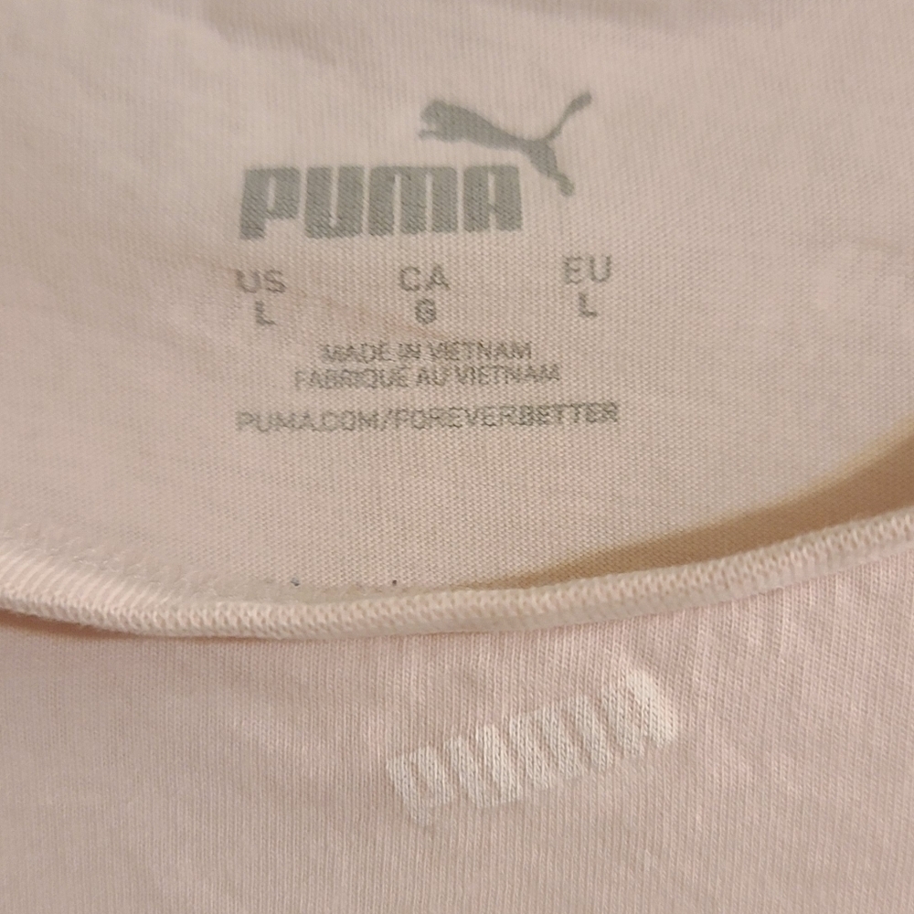 Puma T-Shirt Size L – Good Condition, Minor Stains